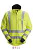 2864 ProtecWork, Sweatshirt met rits Klasse 3 snickers workwear ( High vis geel/donkerblauw, XXXXL )