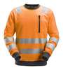 AllroundWork, High-Vis Sweatshirt KL2/KL3 ( High-Vis Oranje, S )